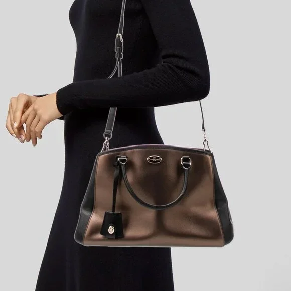 EUC Coach Margot Bicolor Crossbody - Picture 3 of 16